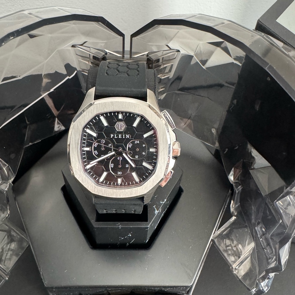 Philipp Plein Men's $pectre Chrono Silicone Watch PWSAA0123